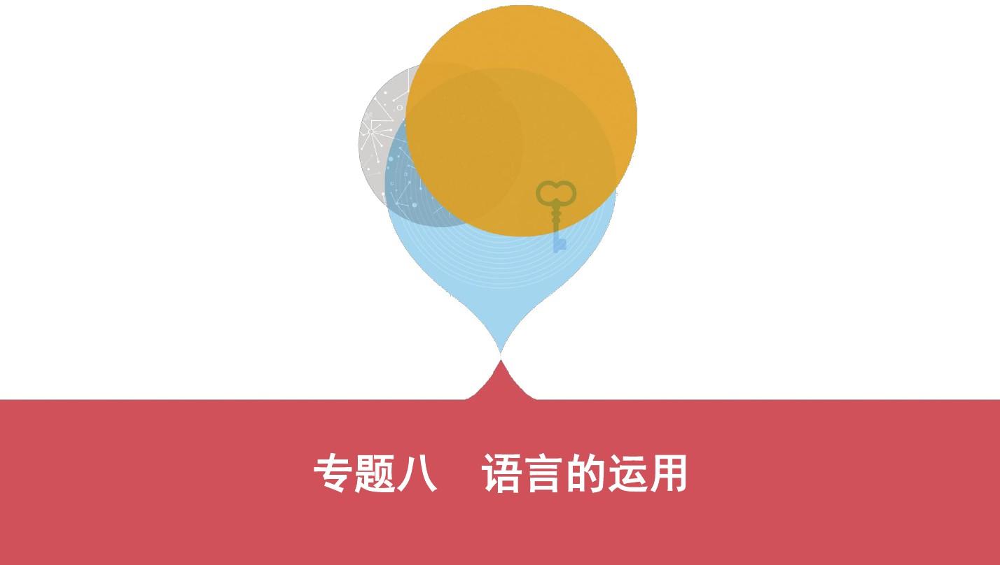 2020年河南省中考语文总复习：第二部分 积累与运用专题八 语言的运用