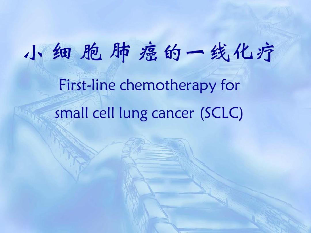 小细胞肺癌一线化疗