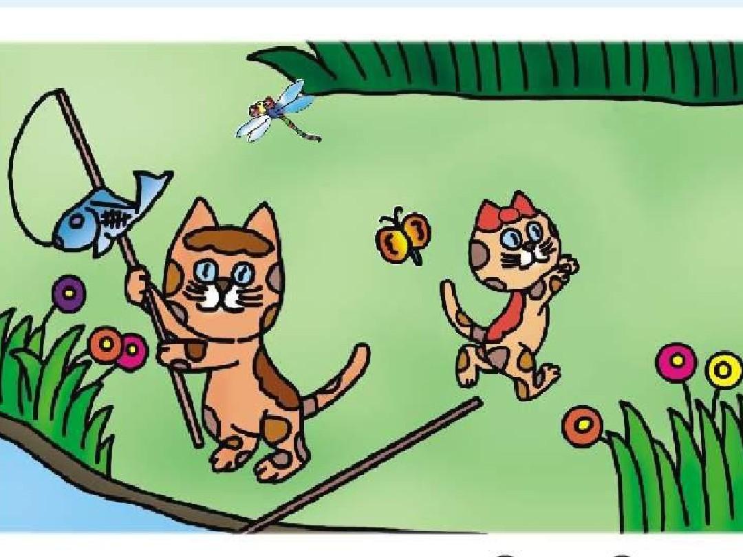 最新长春版语文一下《小猫钓鱼》公开课课件