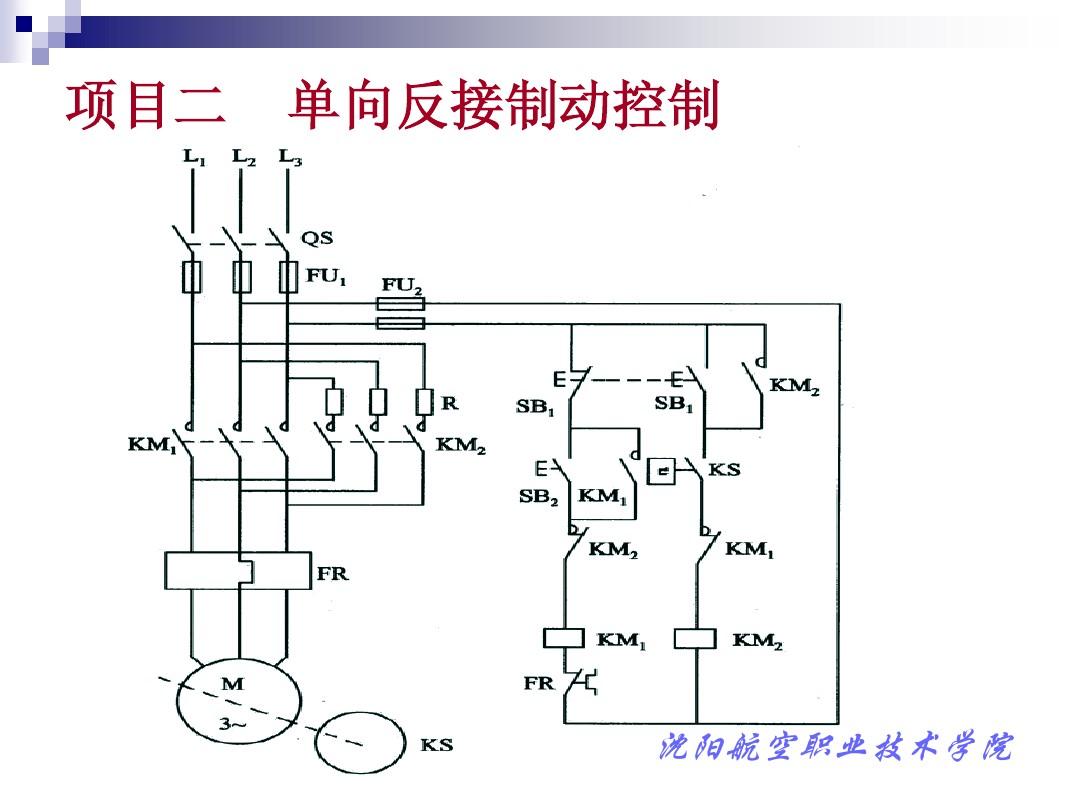 西门子PLC 三相异步电动机的制动控制
