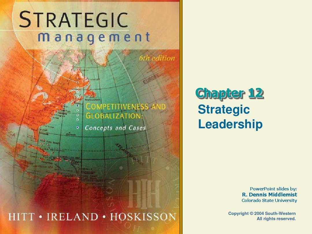 战略管理(英文第六版)ch12