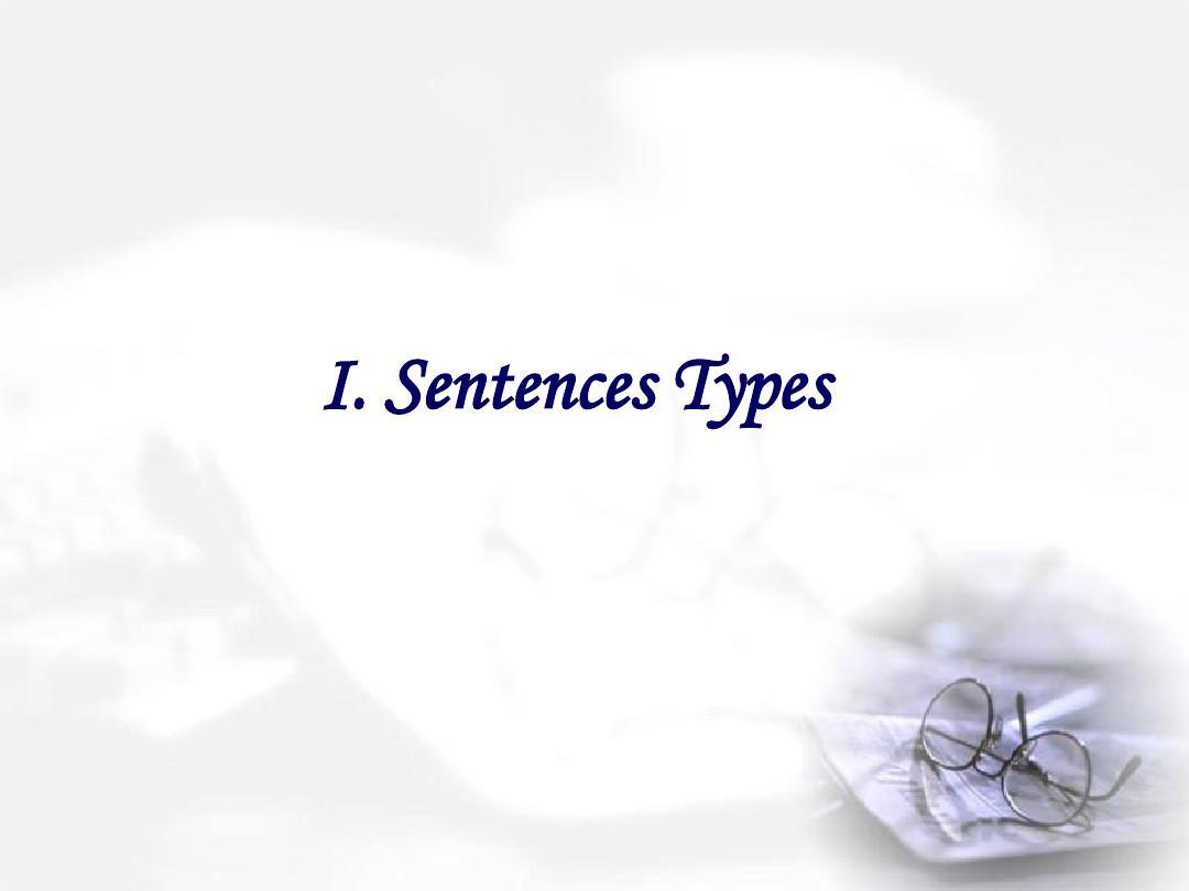 英语写作课PPT 第三课 sentences