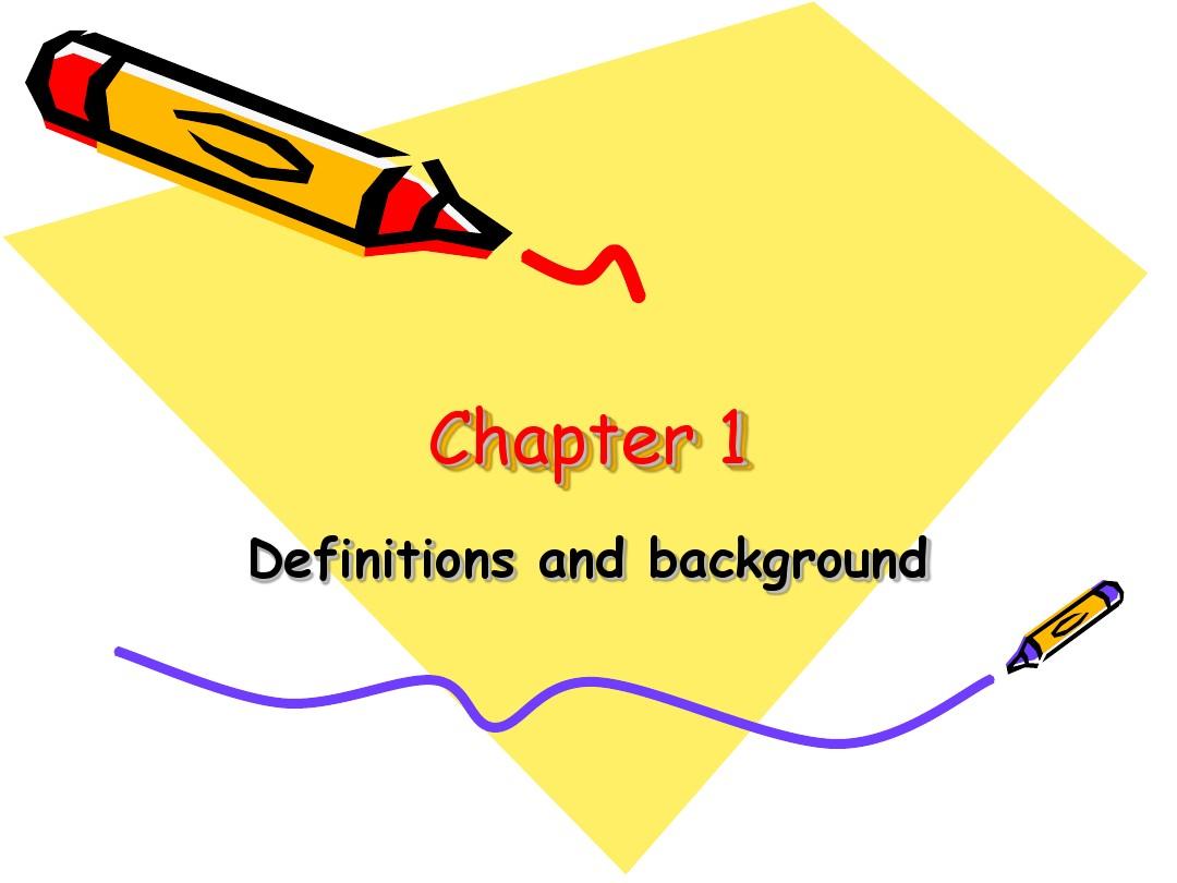 Chapter 1 英语专业语言学概念