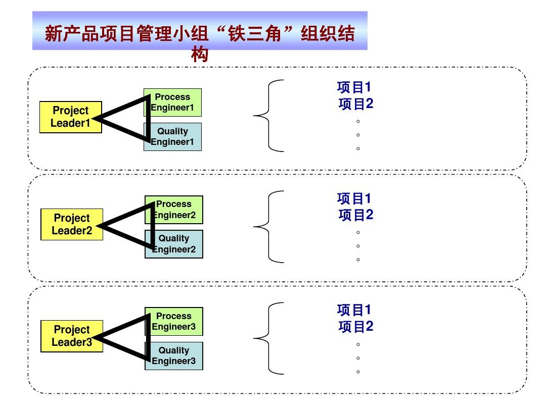 产品项目管理组织结构图20110803