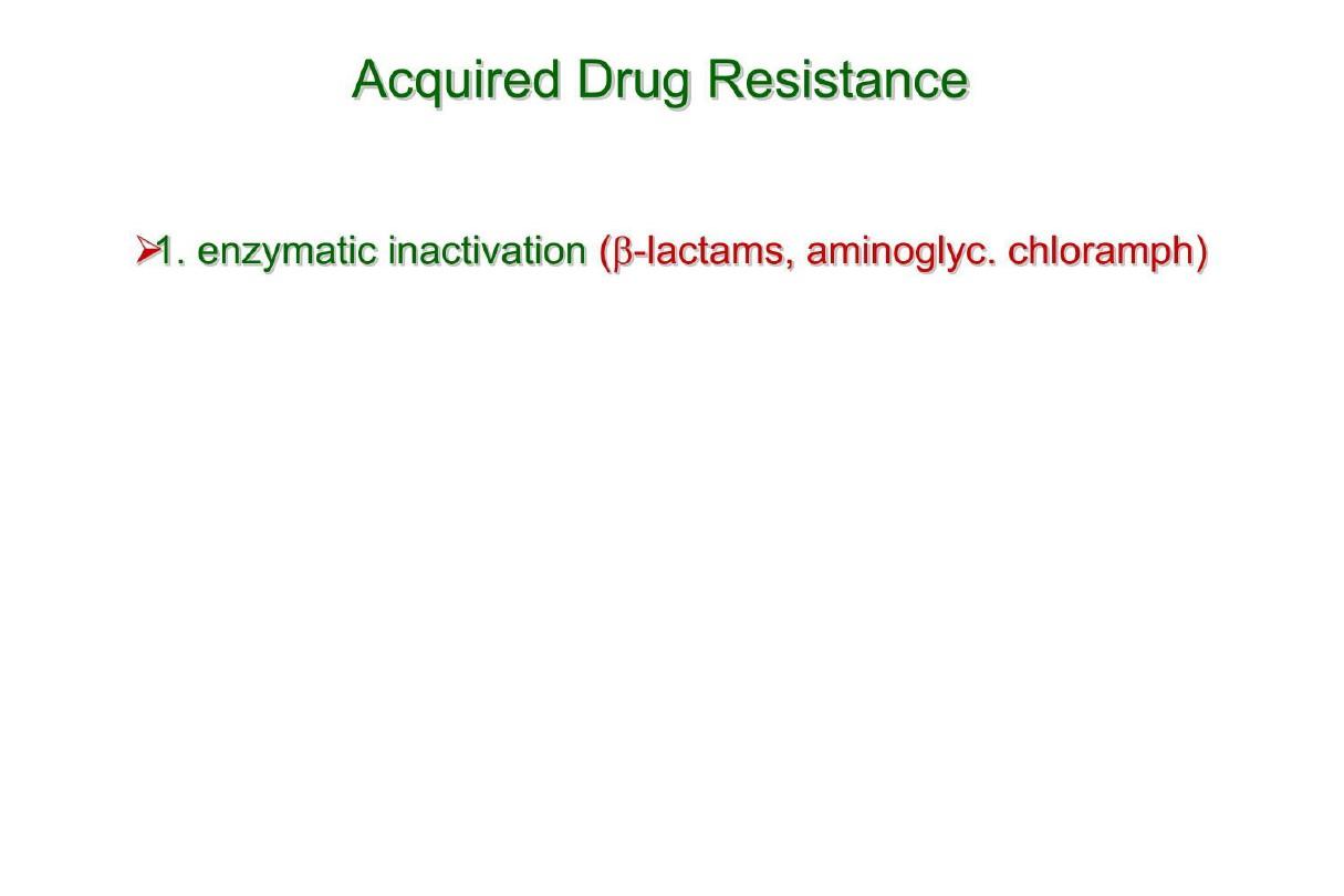 抗生素PPT课件(英文精品) Resistance to antibiotics