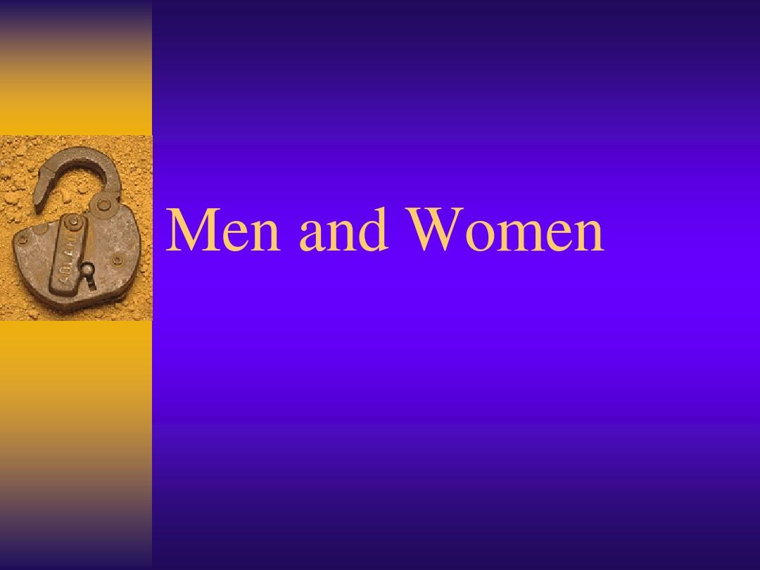 商务英语精读第三册unit 2 Men and Women