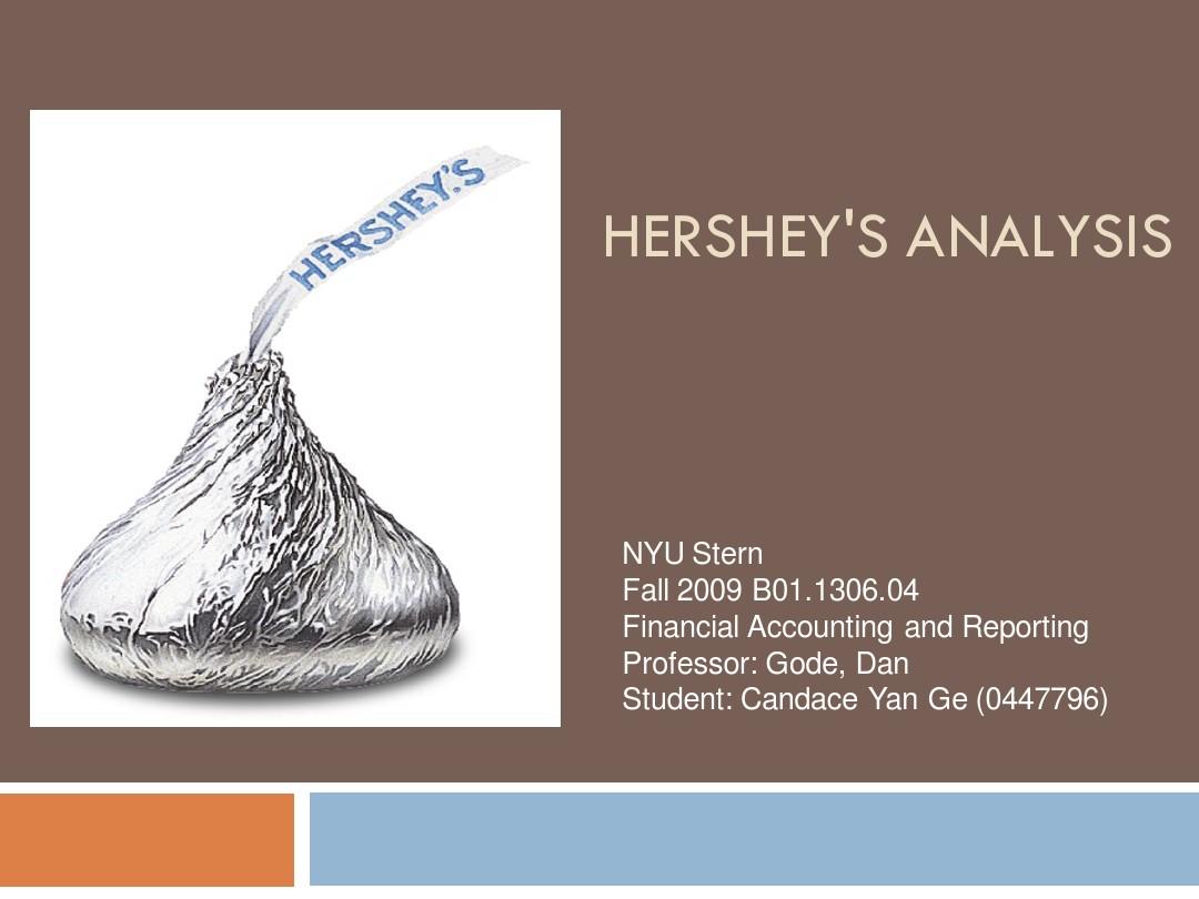 Hershey's Analysis