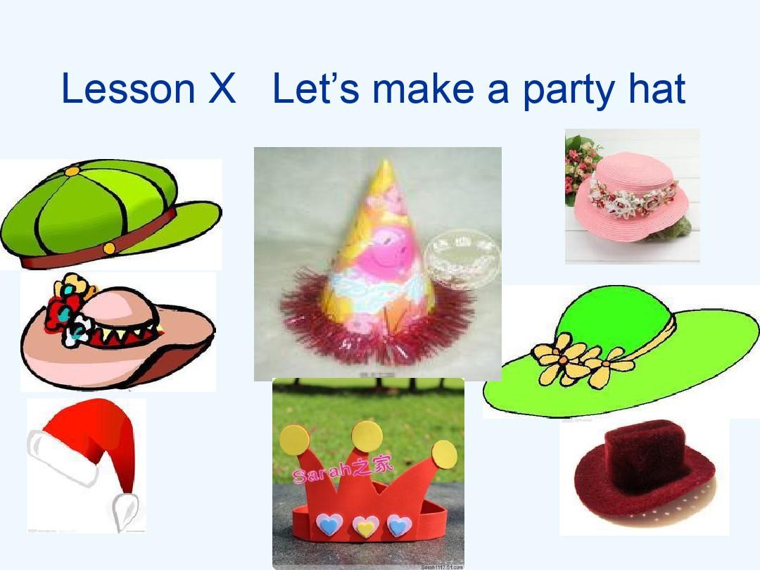 川教版英语四下《Lesson-X-A-Party-Hat》