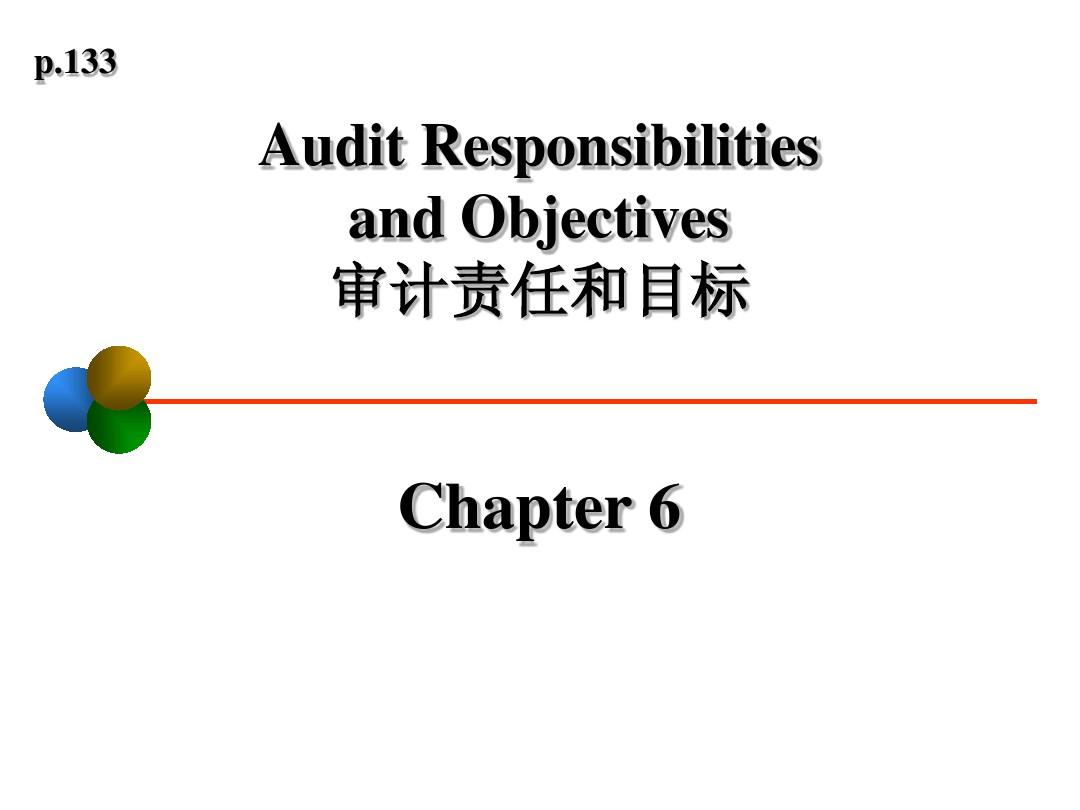 06Audit Responsibilities and Objectives