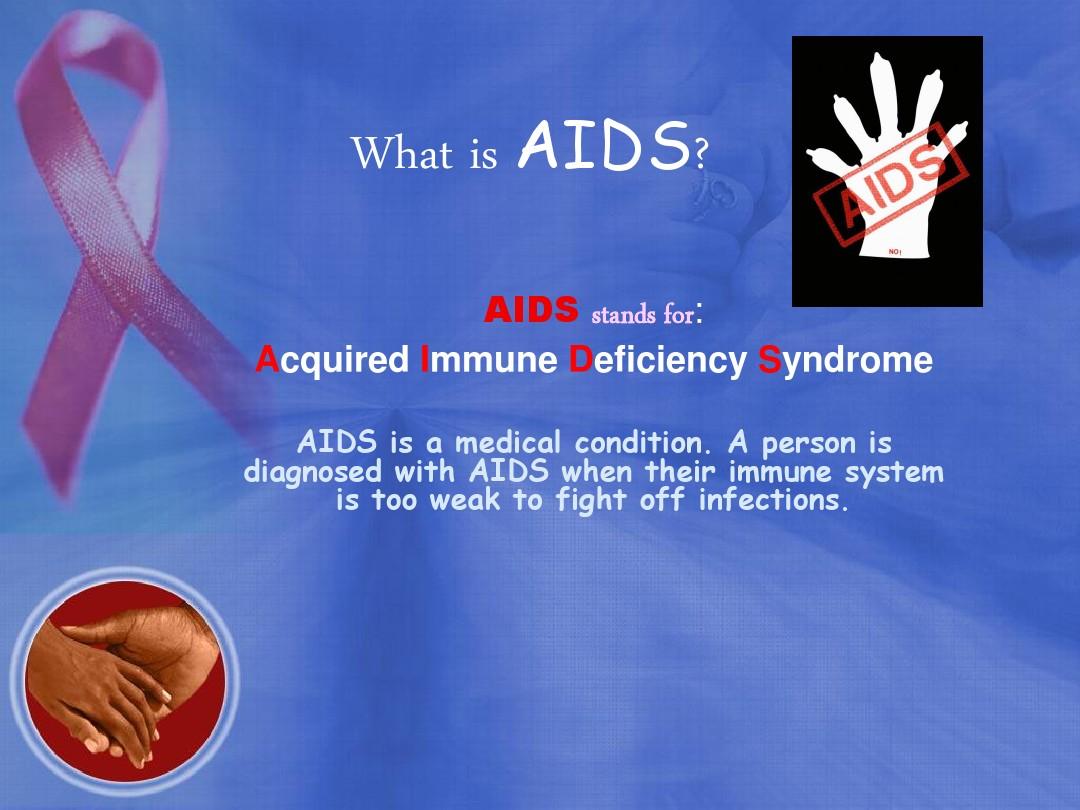 AIDS_艾滋病英文PPT