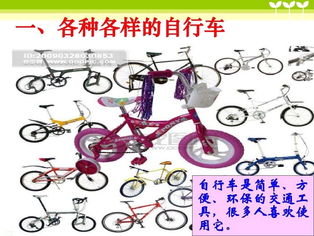 冀教版五年级科学下册《自行车》课件