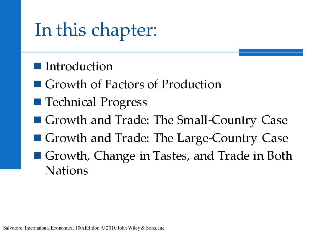 国际经济学英文课件(萨尔瓦多第十版)ch07