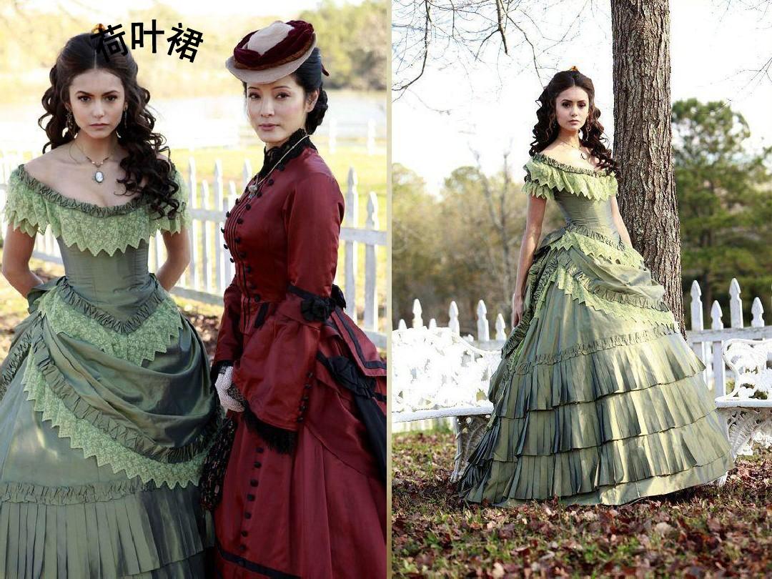 英国维多利亚时期女性贵族古典服饰