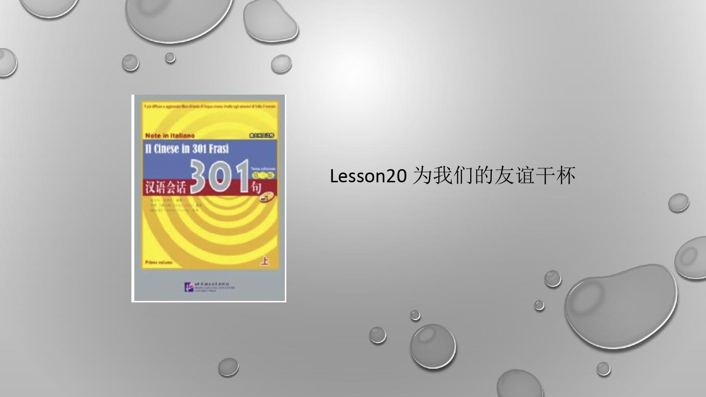 国家孔子学院-对外汉语教师教学课件-汉语会话Lesson20