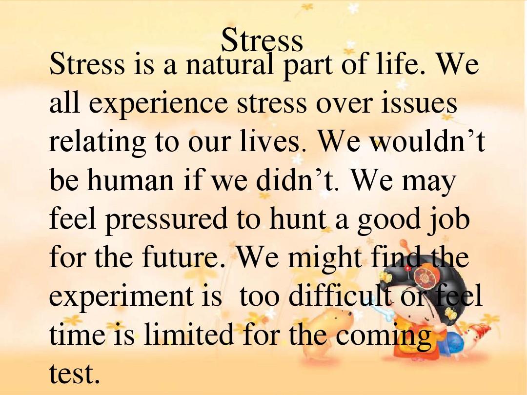 stress_英语ppt