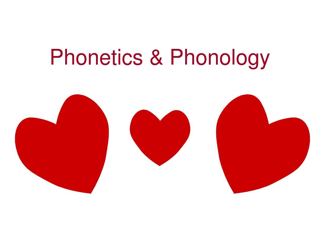 语言学第2-3章Phonetics & Phonology