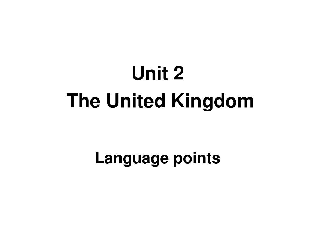 人教版高中英语必修五Unit2