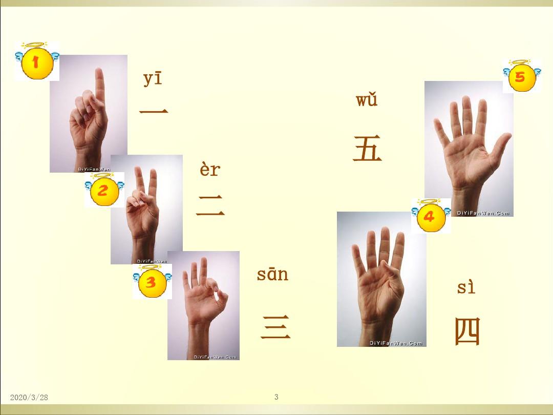 教老外汉语-数字教学PPT