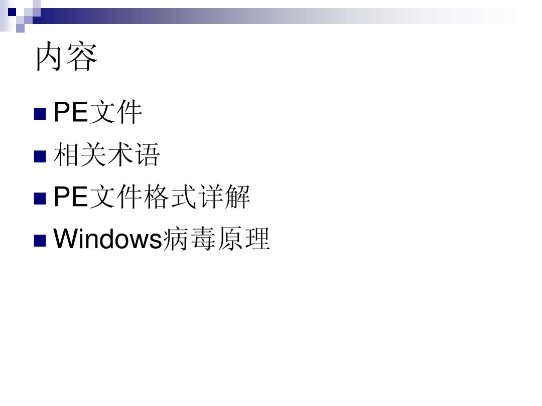 WindowsPE文件格式