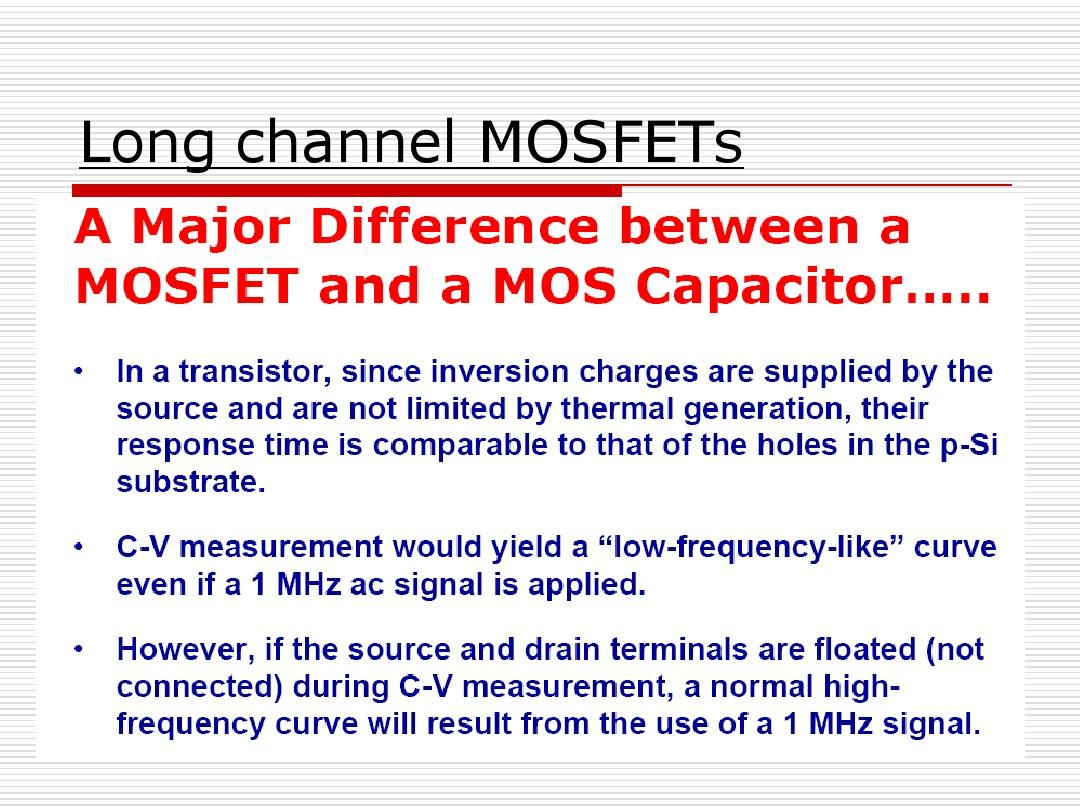 半导体器件物理(刘洋)MOSFET-part3