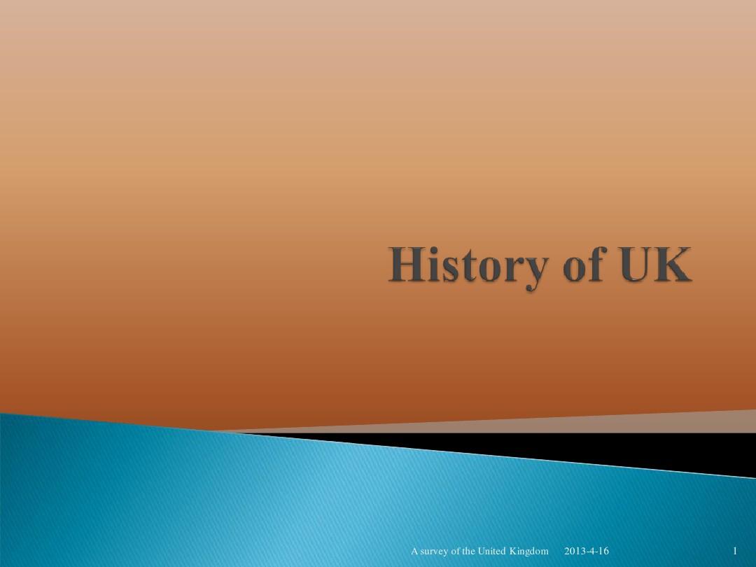 英国史History of UK