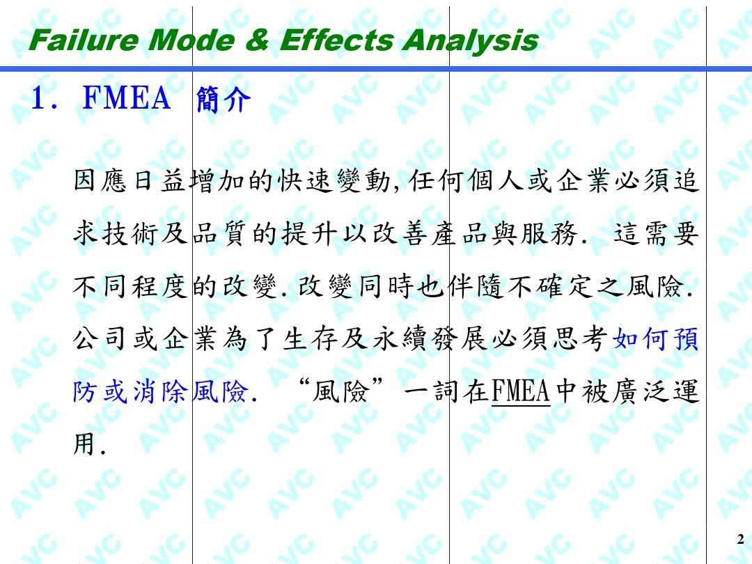 失效模式与效应分析(FMEA)