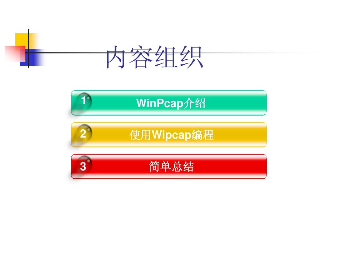 winpcap编程_适合当讲授课件