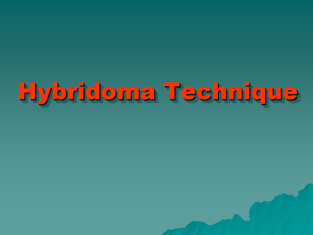 Lecture-12-Hybridoma-technique