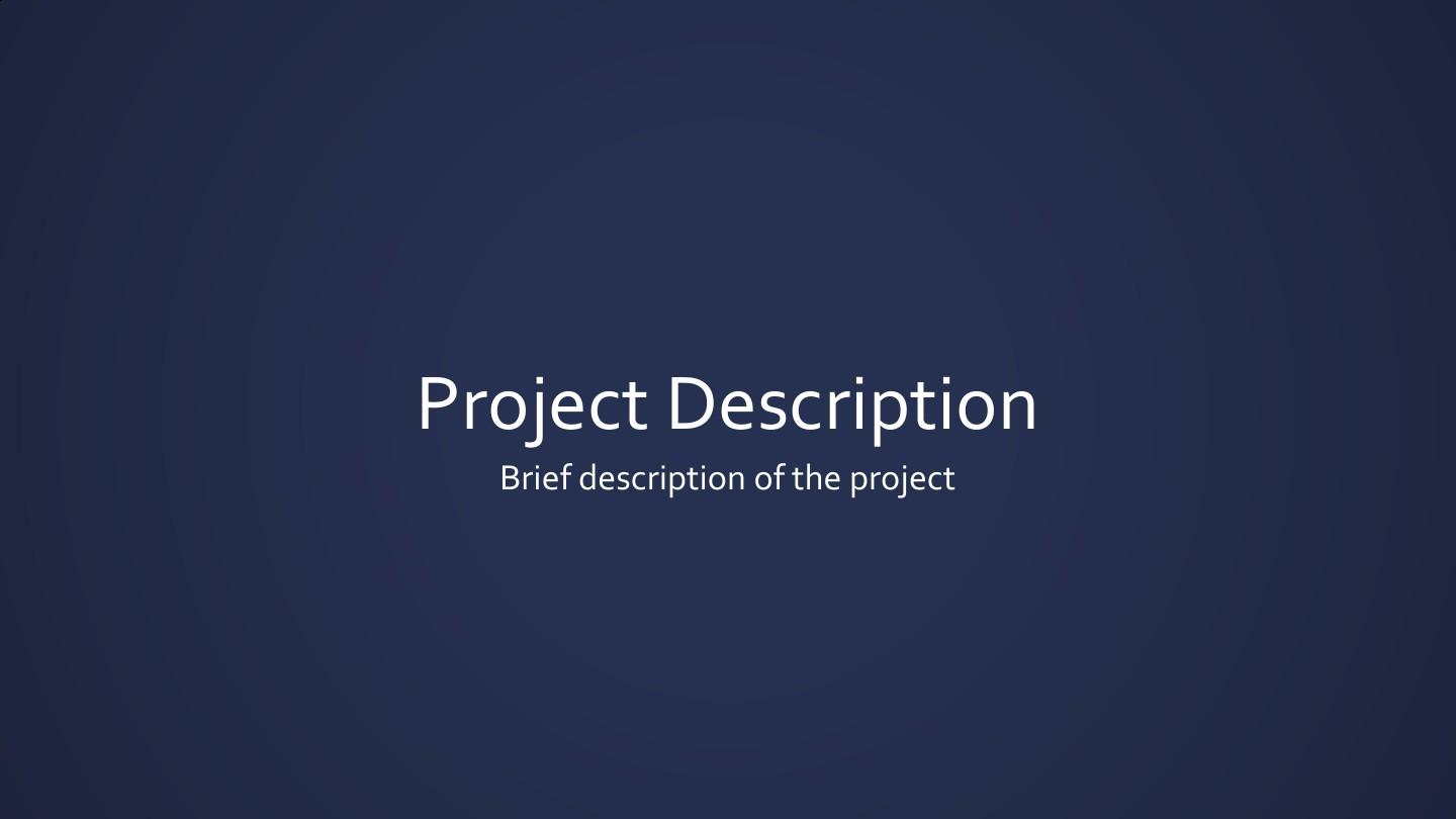 项目计划书 Business Project Plan