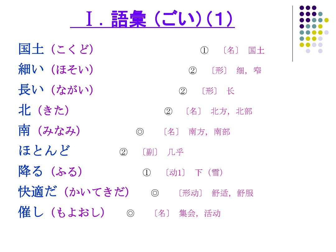 标准日本语初级课件17