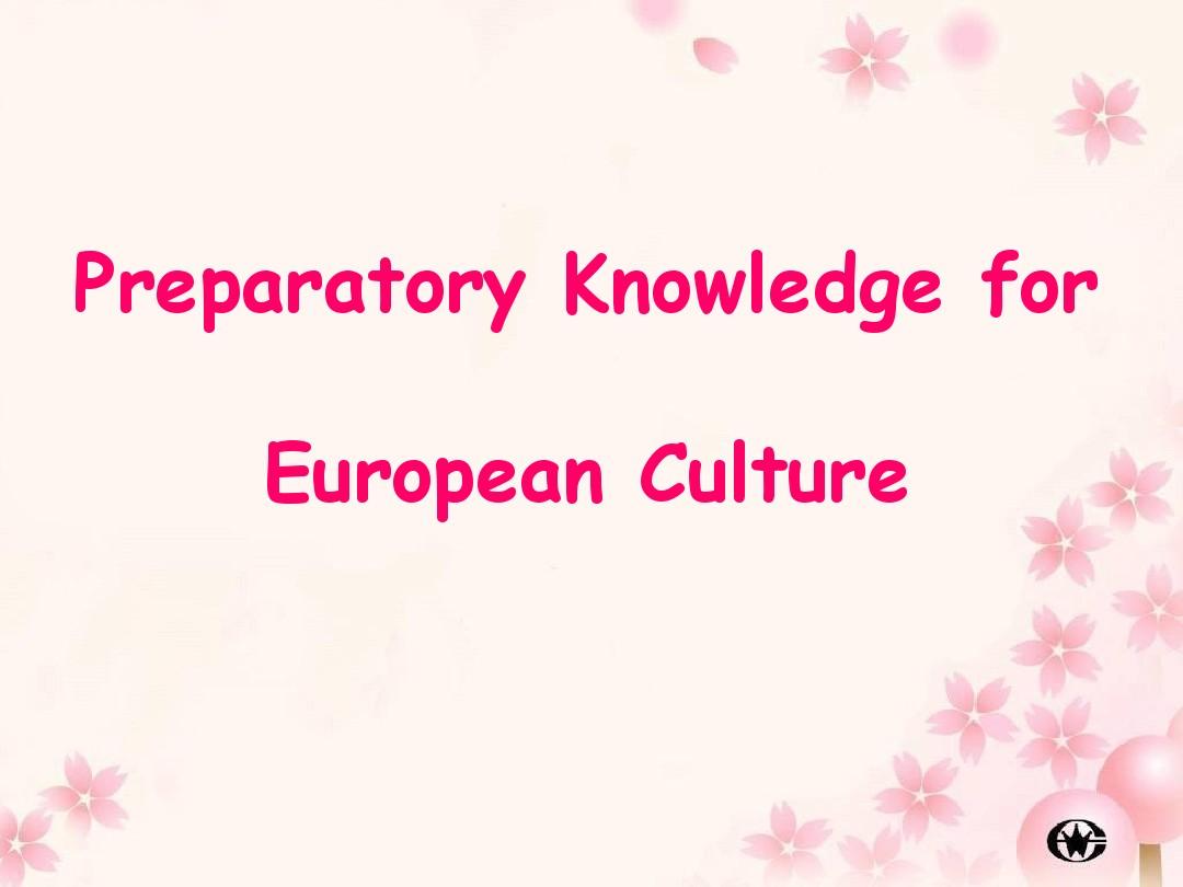 Preparation Knowledge-1