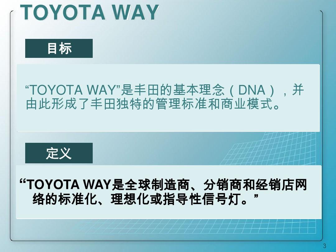 ToyotaWay培训