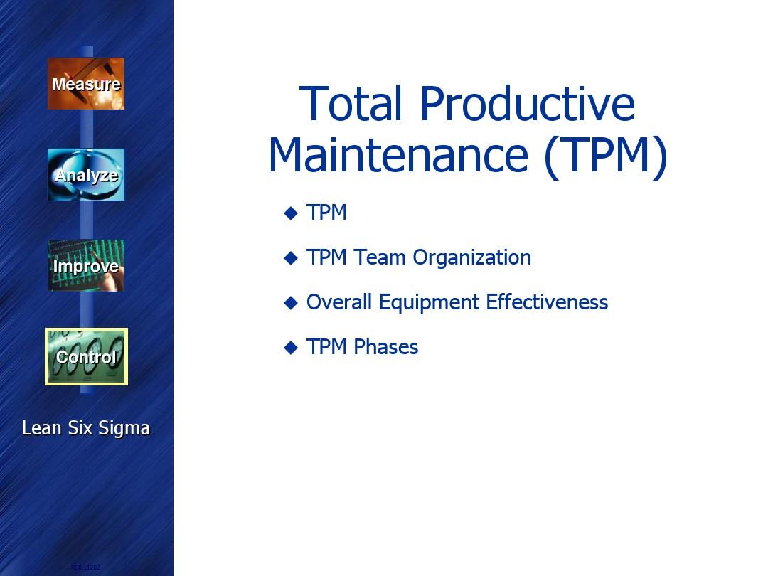 精益生产之全面生产维护--TPM(中英文版)