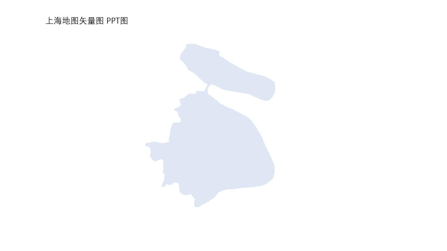 上海地图矢量图上海地图PPT插图 