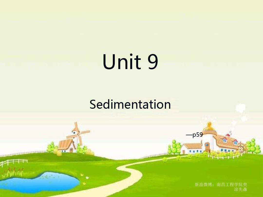 专业英语(给排水与环境工程)Unit-9