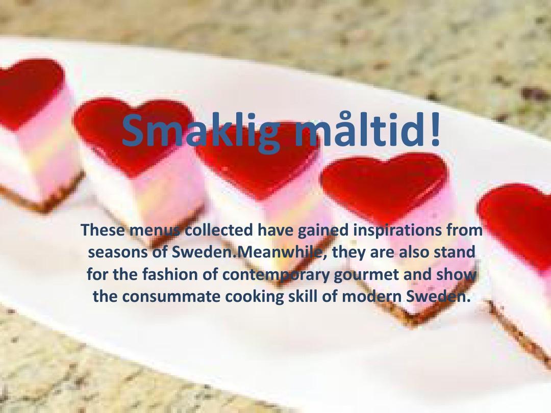 Swedish Food瑞典美食