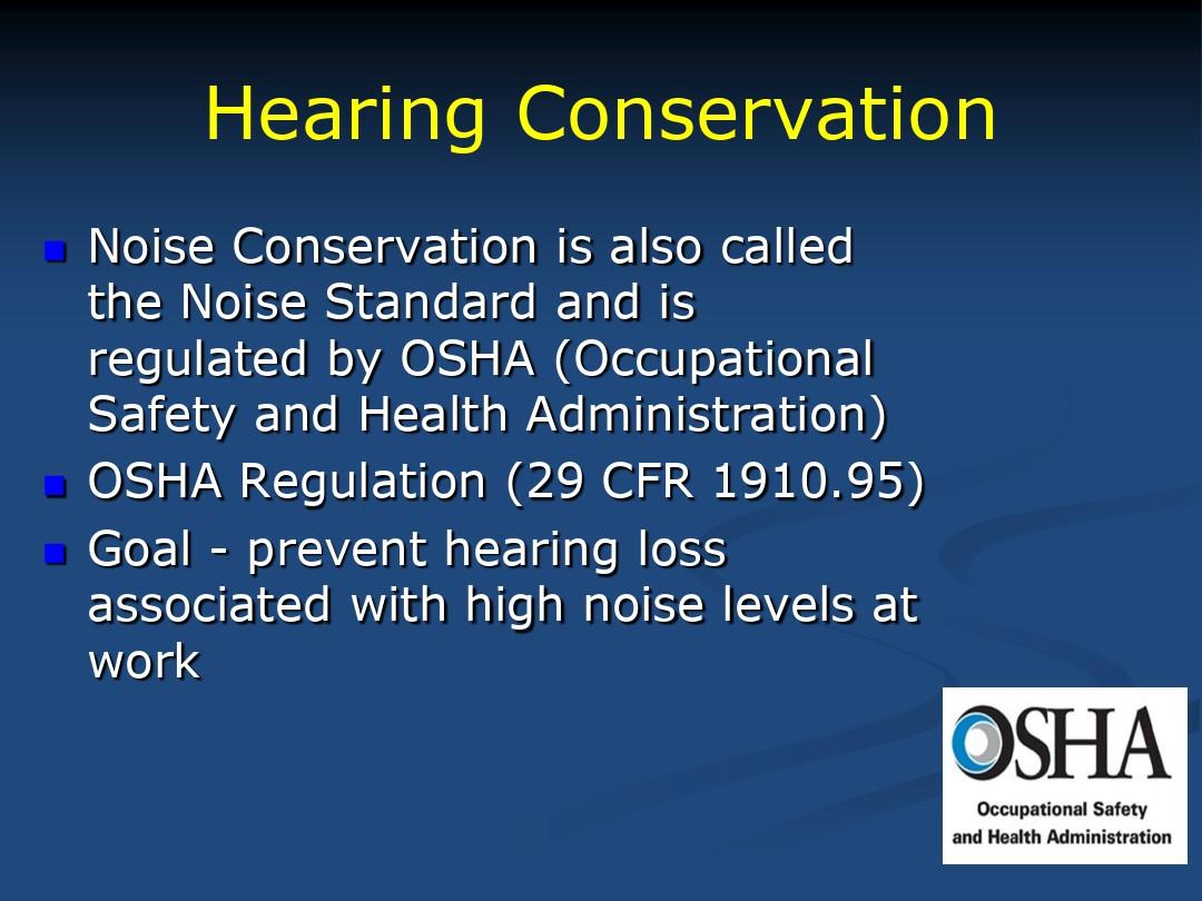 ConservationTraining听力保护培训(全英文)