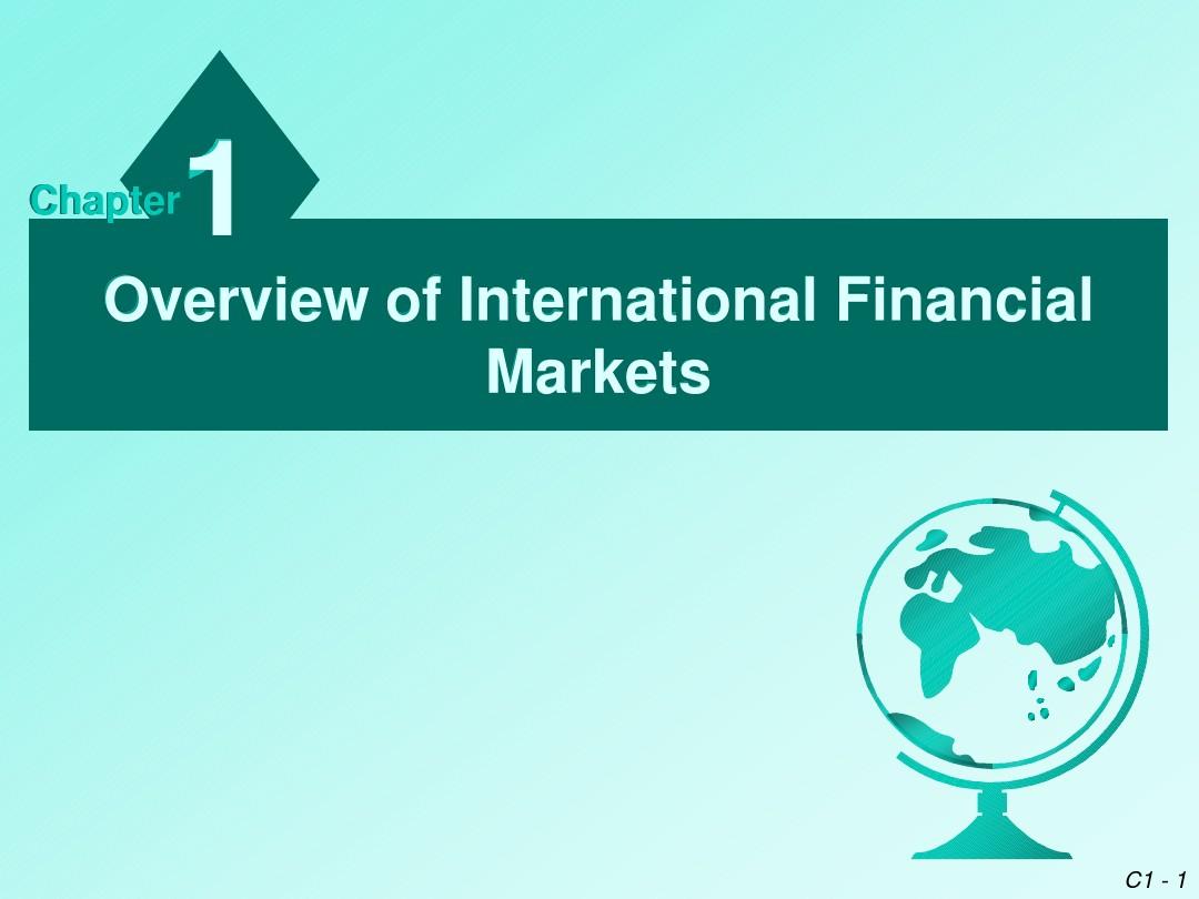 国际金融管理课件(2014)