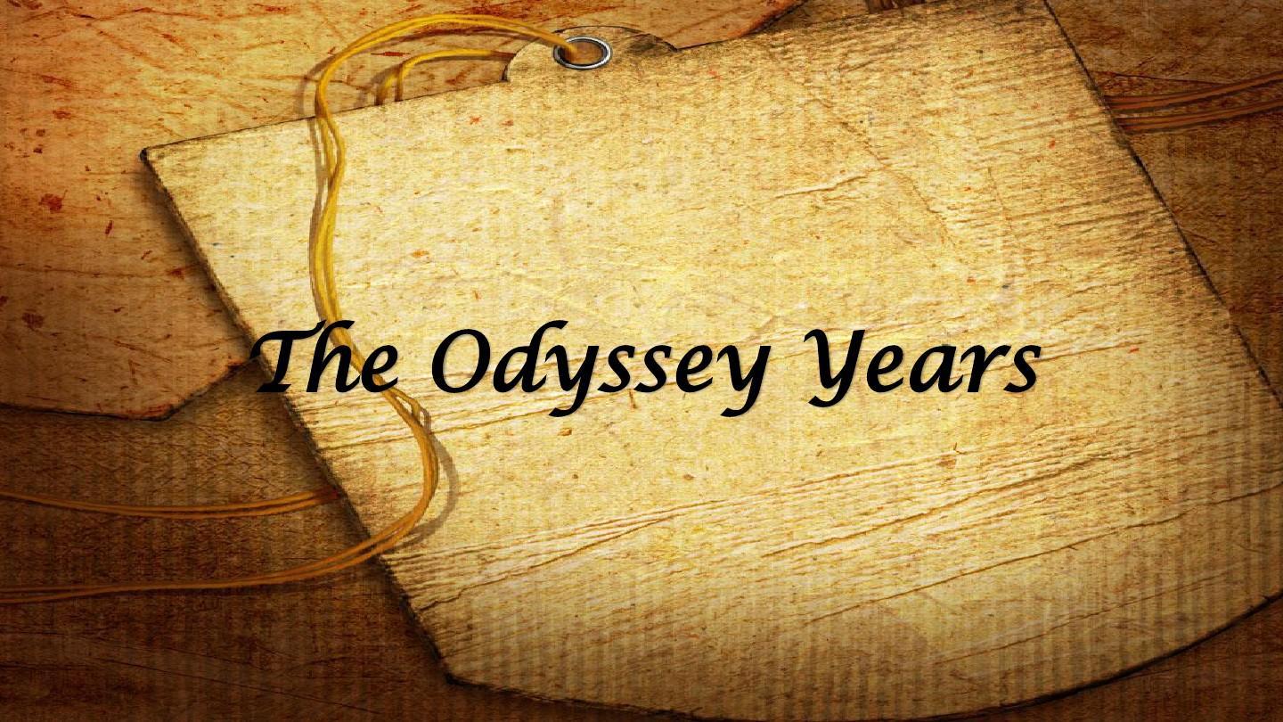The+Odyssey+Years