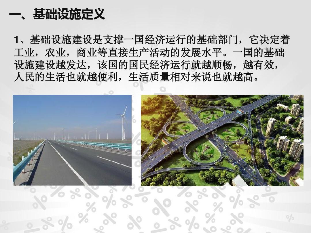 中国基础设施建设简述