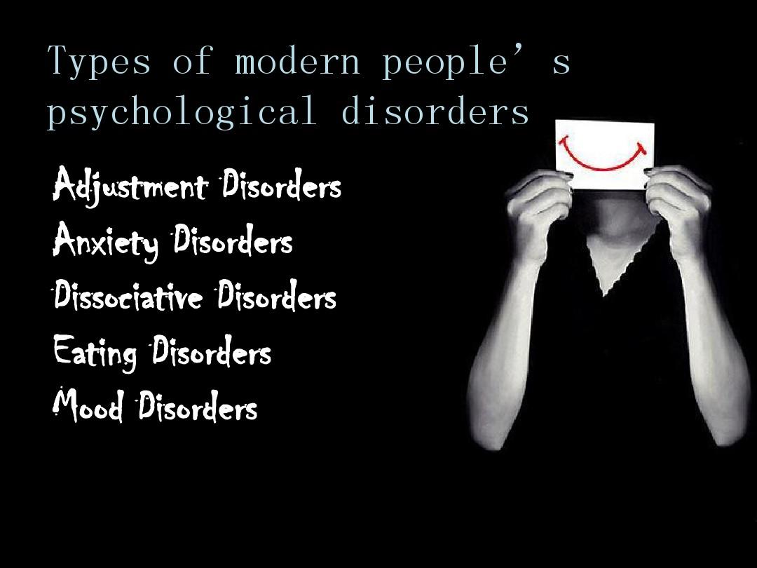 psychological disorder 心理疾病PPT英文版
