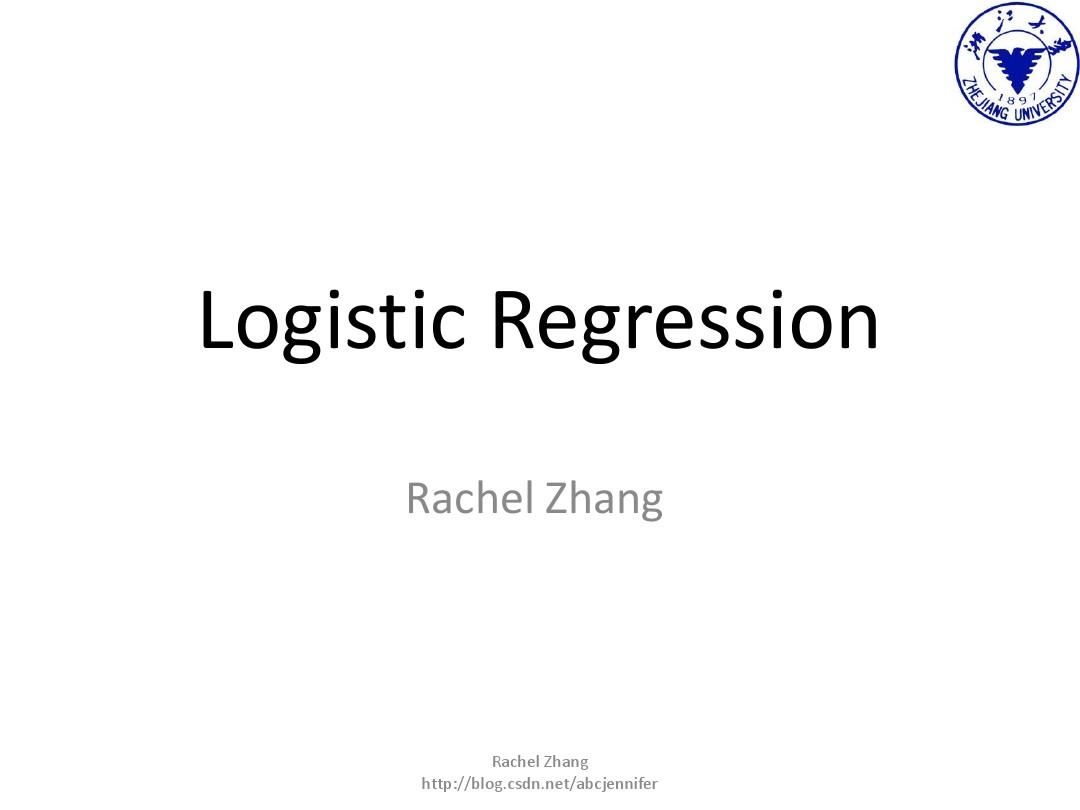 machine learning在线公开课第 3 期：Logistic Regression