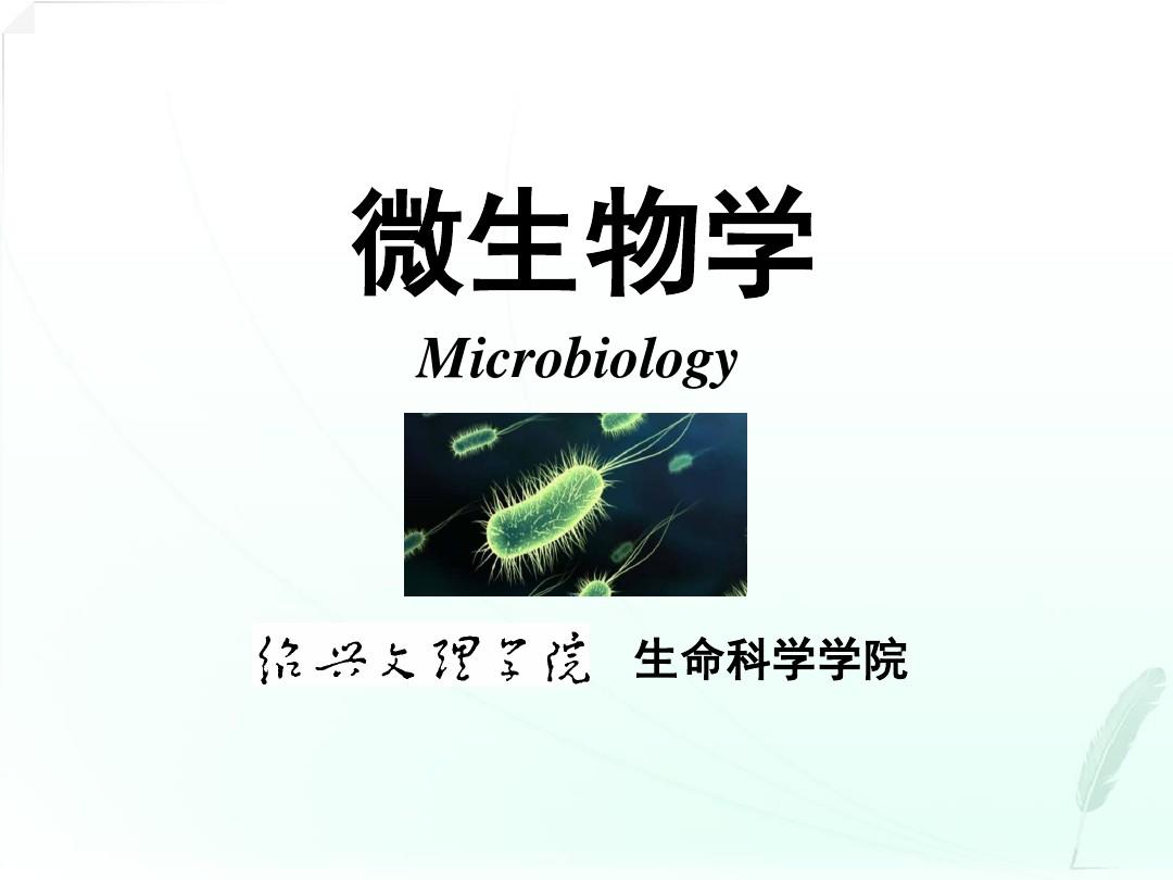 微生物纯培养和显微技术