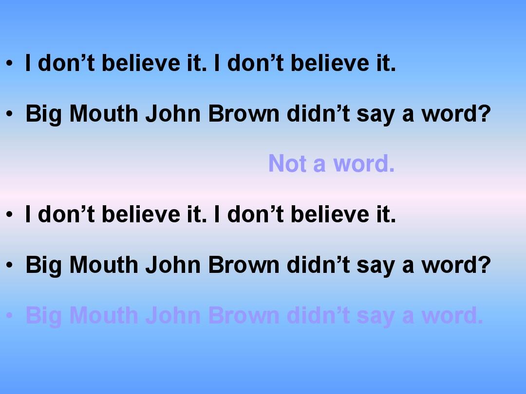 Big Mouth John Brown