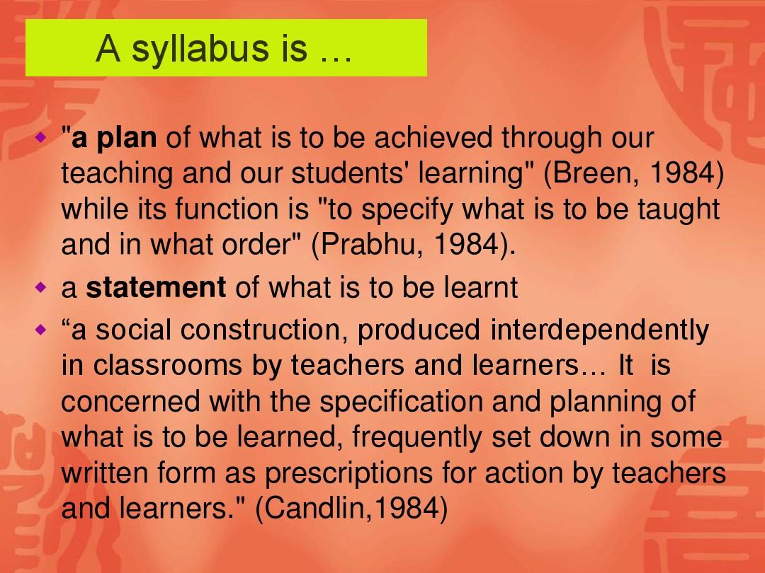 Language Teaching  Syllabuses
