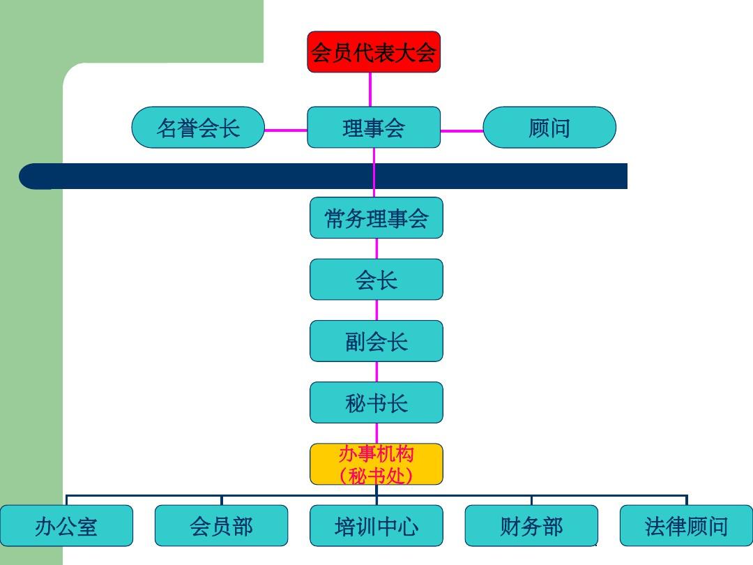 协会组织架构图
