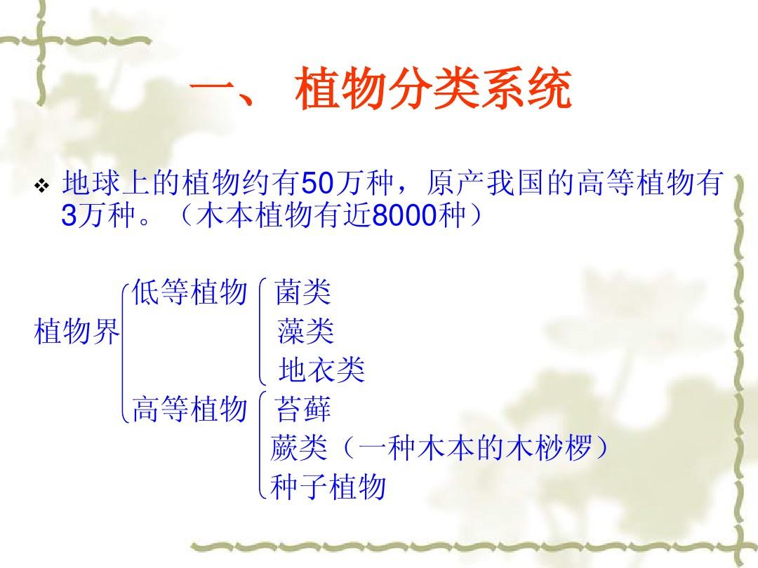 北京林业大学园林植物学课件ppt03