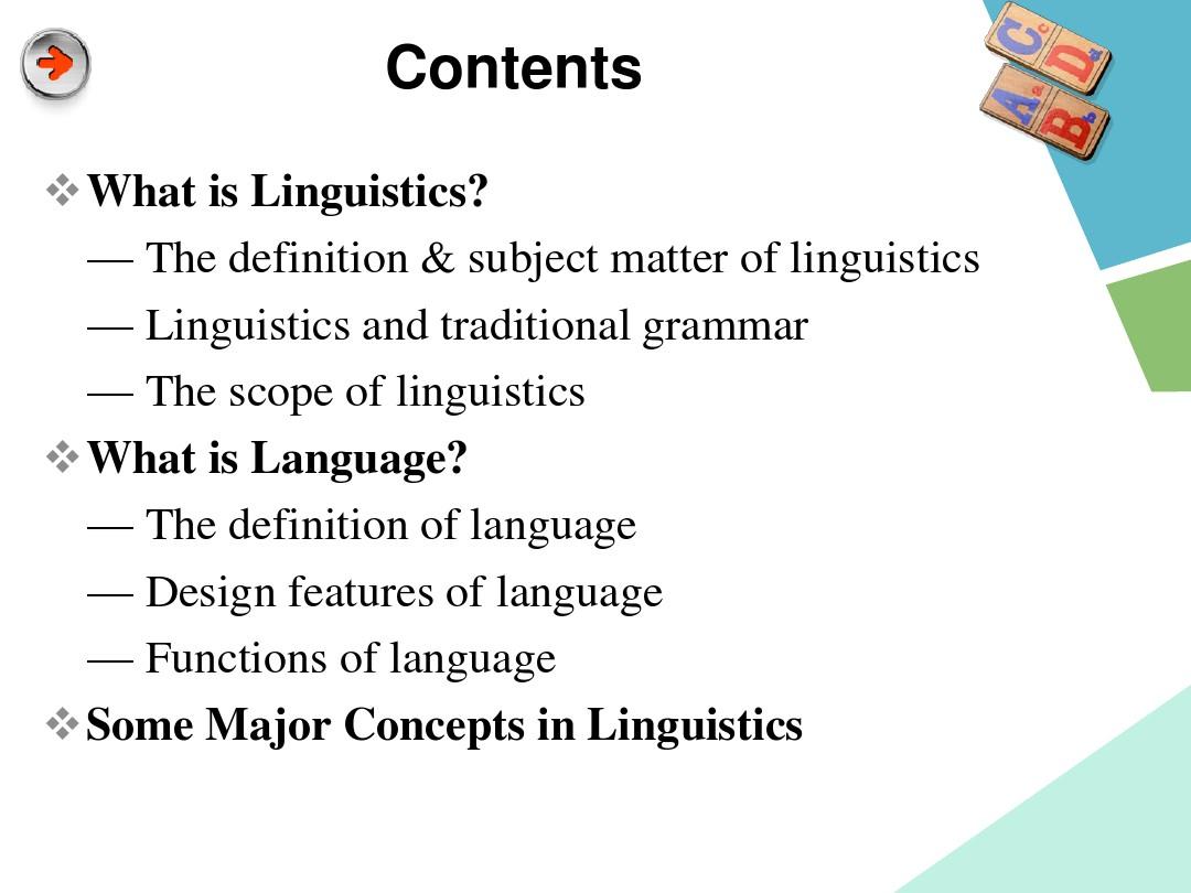 Chapter 1--Introduction to Linguistics