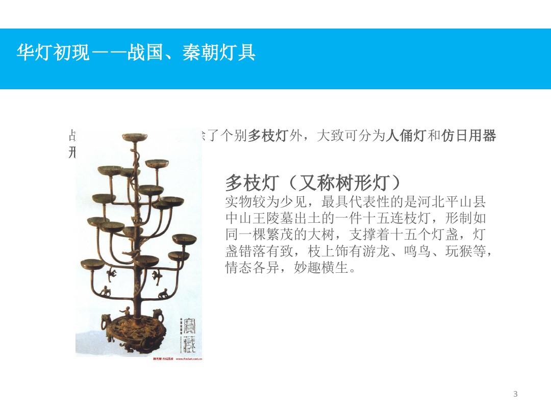 中国古代灯具分析(课堂PPT)