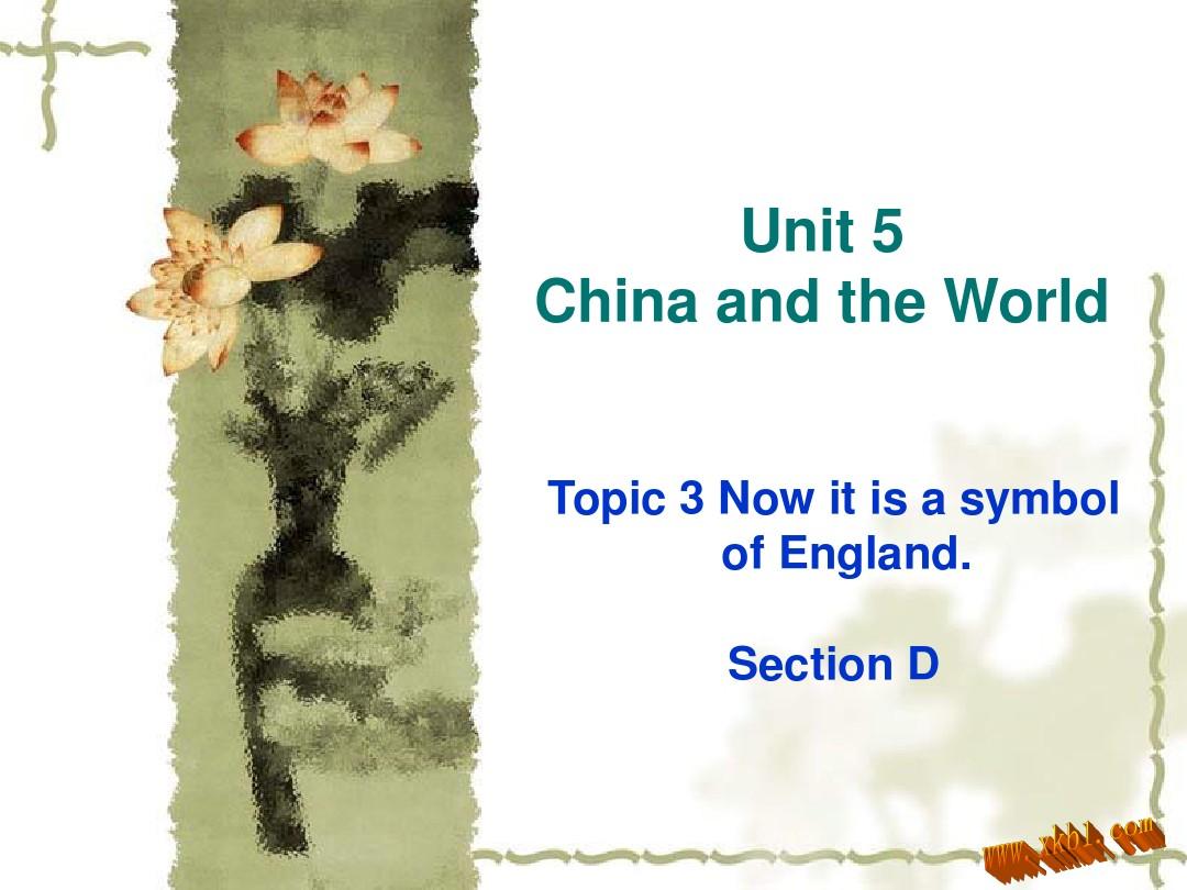 2015年仁爱英语九年级Unit 5 Topic 3 Section D